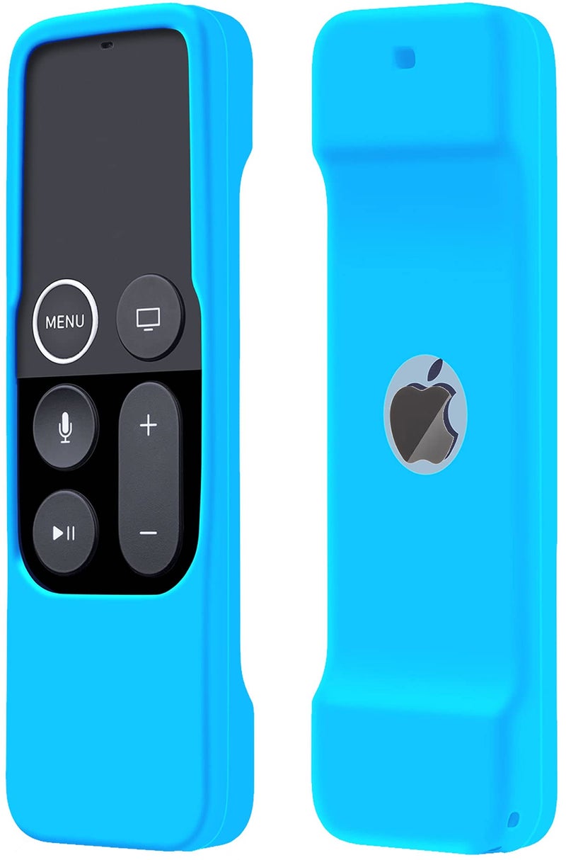 Lambcare Case Compatible with Apple TV 4K/ 4th Gen Remote Light Weight Anti-Slip Shock Proof Silicone Cover for Controller for Apple TV Siri Remote - Sky - Image 1